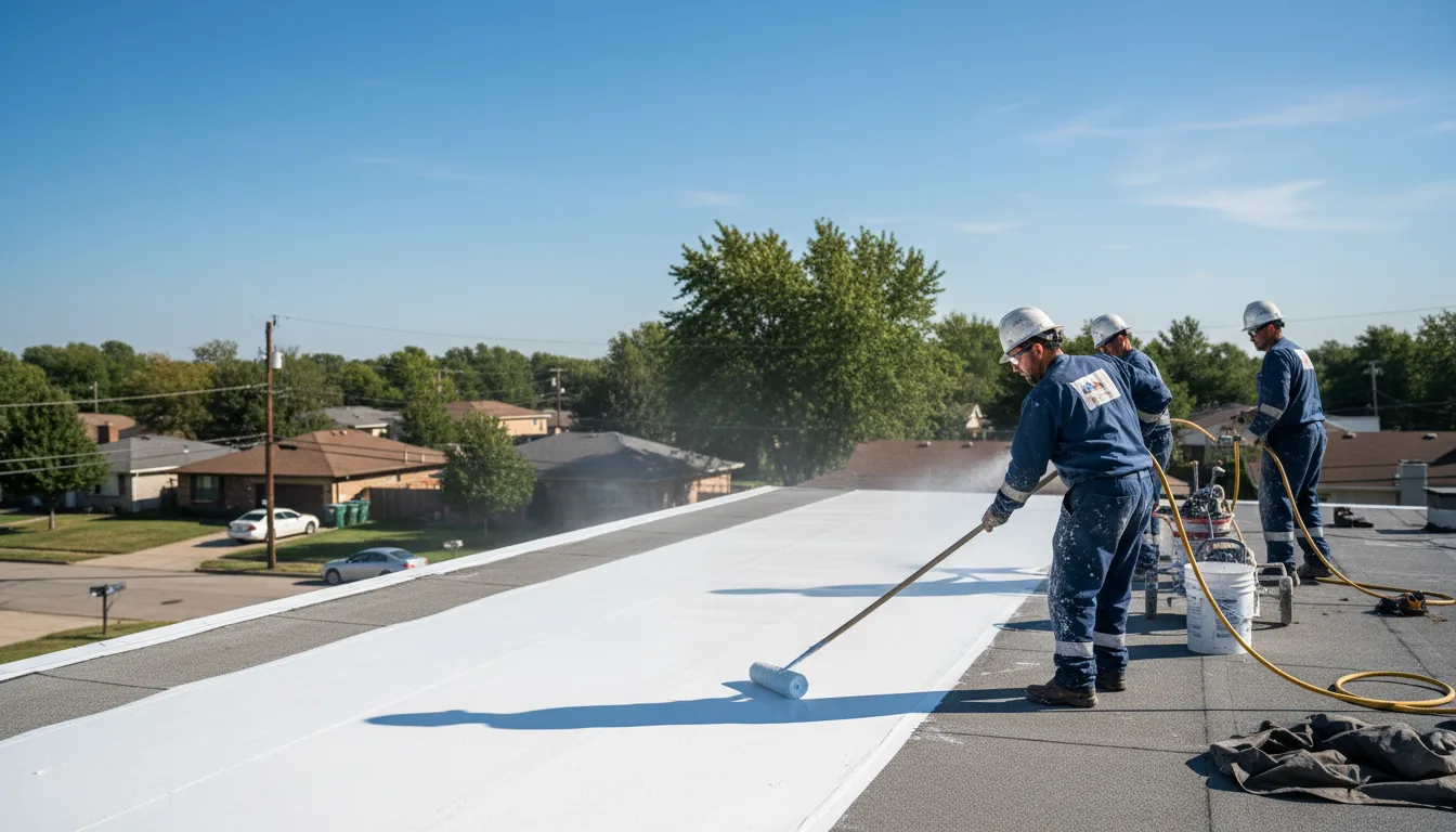 Commercial roof coating in Stratton, ME near me